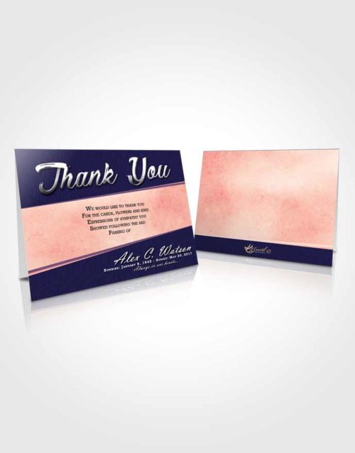 Funeral Thank You Card Template Loyal Vitality