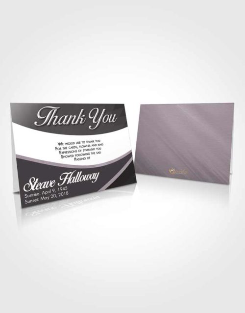 Funeral Thank You Card Template Lustful Diligence