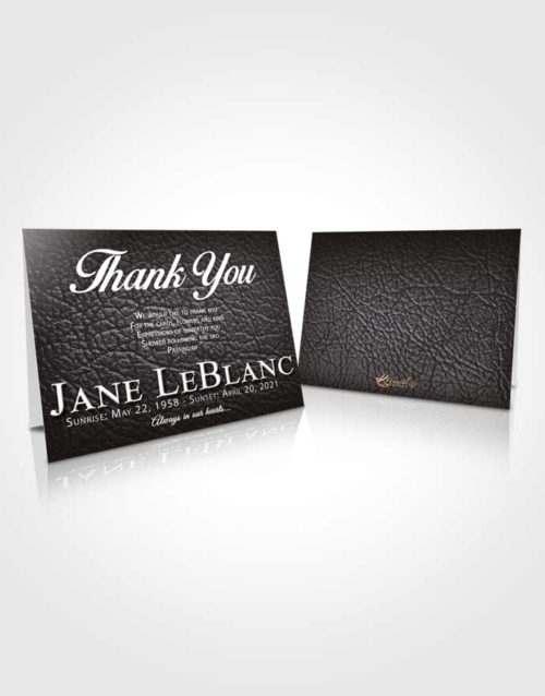 Funeral Thank You Card Template Lustful Passion