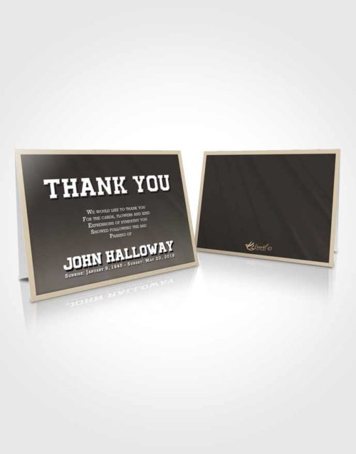 Funeral Thank You Card Template Lustful Vigor
