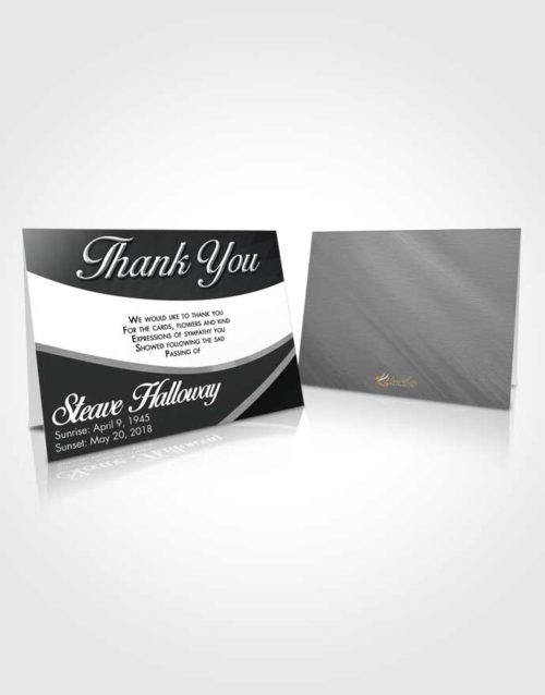 Funeral Thank You Card Template Majestic Diligence