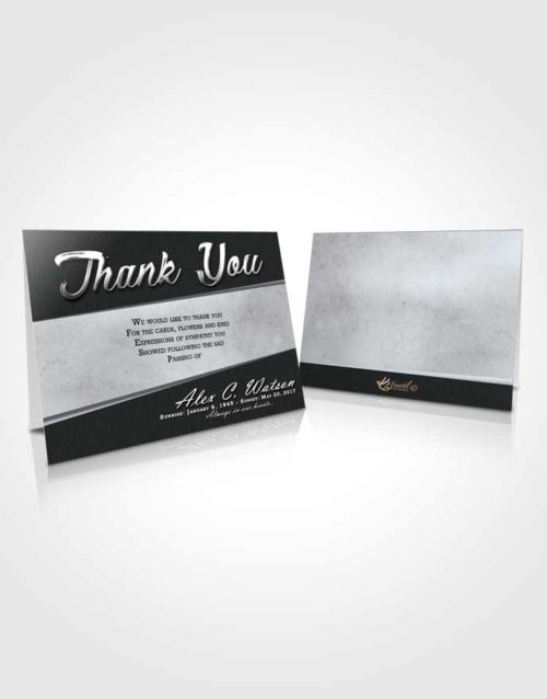 Funeral Thank You Card Template Majestic Vitality