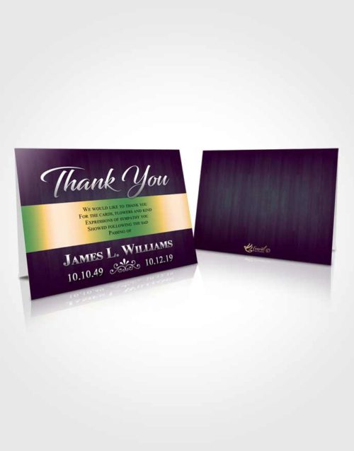 Funeral Thank You Card Template Mellow Force
