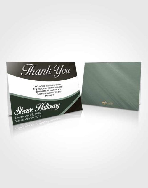 Funeral Thank You Card Template Morning Diligence