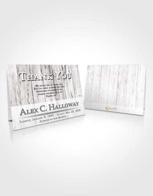 Funeral Thank You Card Template Morning Endurance