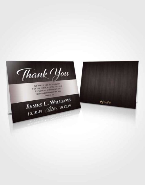 Funeral Thank You Card Template Morning Force