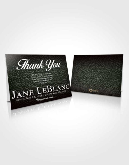 Funeral Thank You Card Template Morning Passion