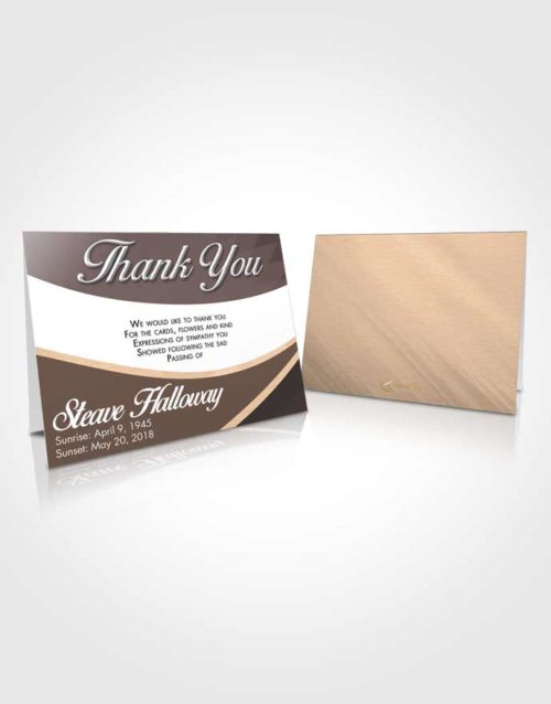 Funeral Thank You Card Template Mystical Diligence