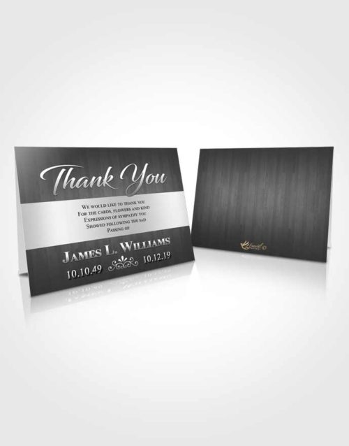 Funeral Thank You Card Template Mystical Force