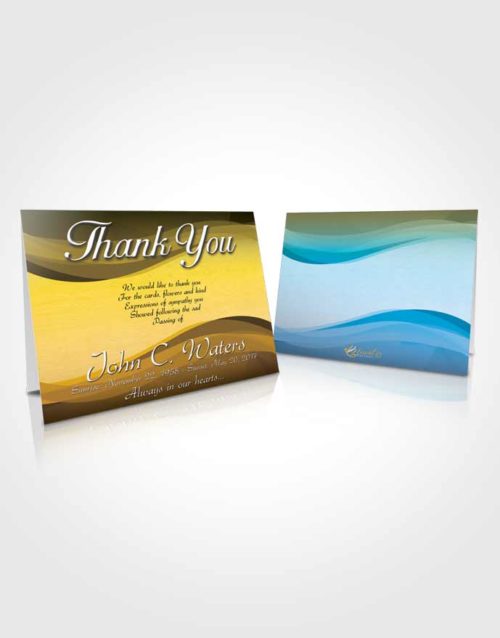 Funeral Thank You Card Template Mystical Fortitude