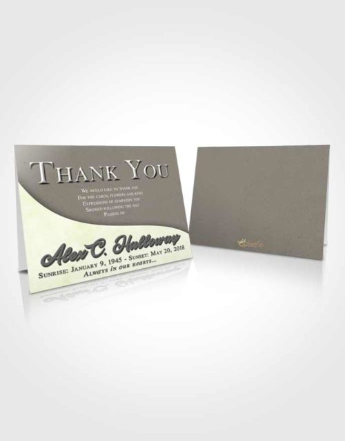 Funeral Thank You Card Template Mystical Peace of Mind