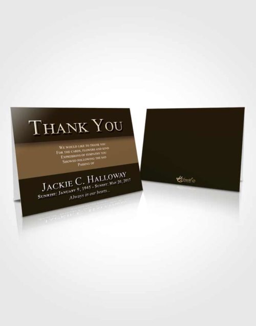 Funeral Thank You Card Template Pacific Nobility