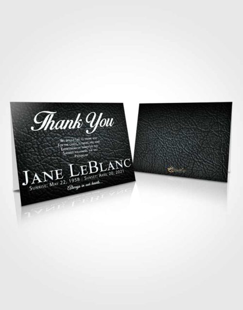 Funeral Thank You Card Template Paramount Passion