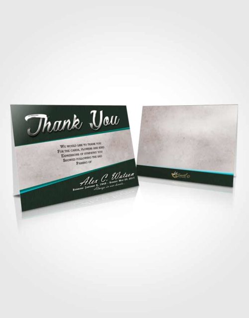 Funeral Thank You Card Template Passionate Vitality