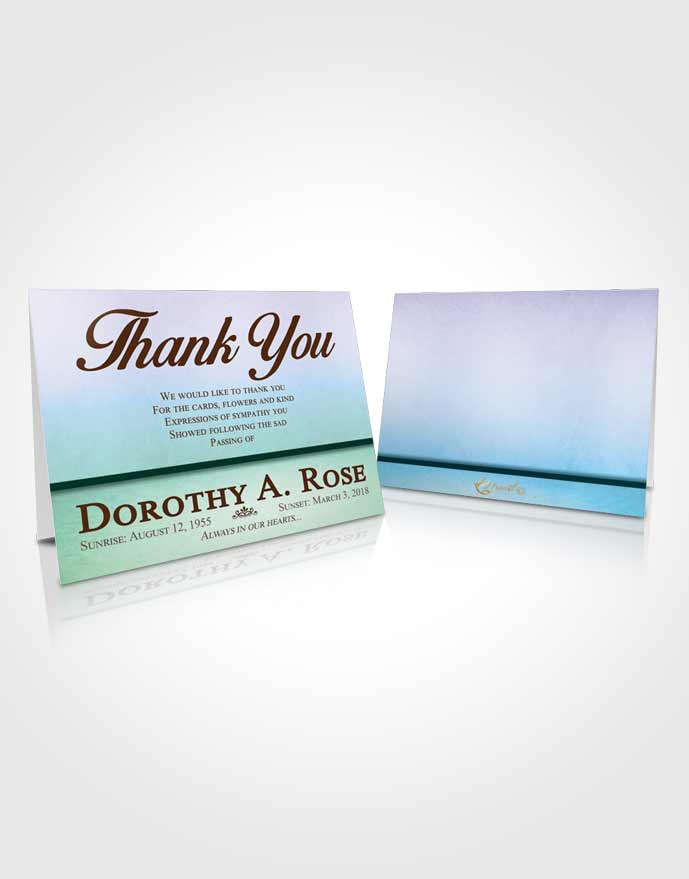 Funeral Thank You Card Template Placid Tolerance