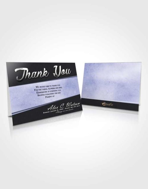Funeral Thank You Card Template Premium Vitality
