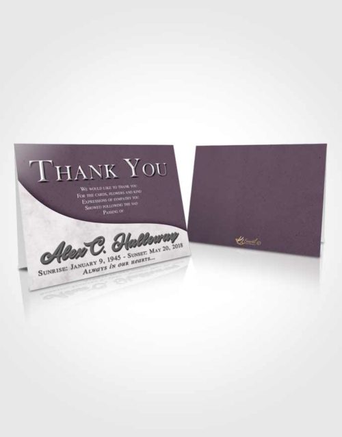 Funeral Thank You Card Template Remarkable Peace of Mind