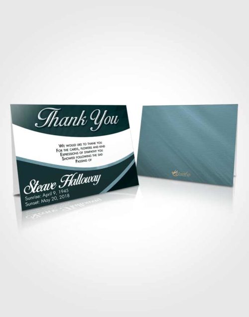 Funeral Thank You Card Template Restful Diligence