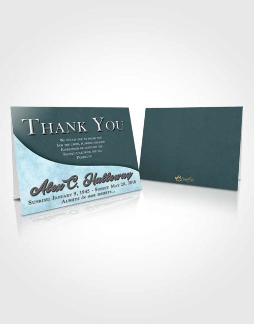 Funeral Thank You Card Template Restful Peace of Mind