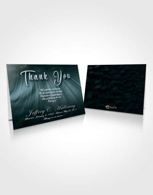Funeral Thank You Card Template Restful Strength