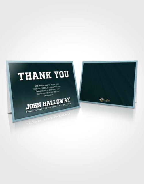 Funeral Thank You Card Template Restful Vigor