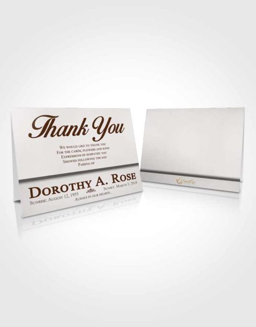 Funeral Thank You Card Template Shining Tolerance