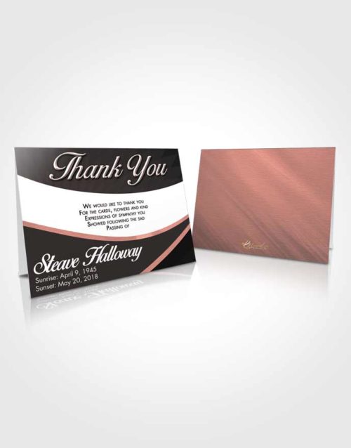Funeral Thank You Card Template Simple Diligence