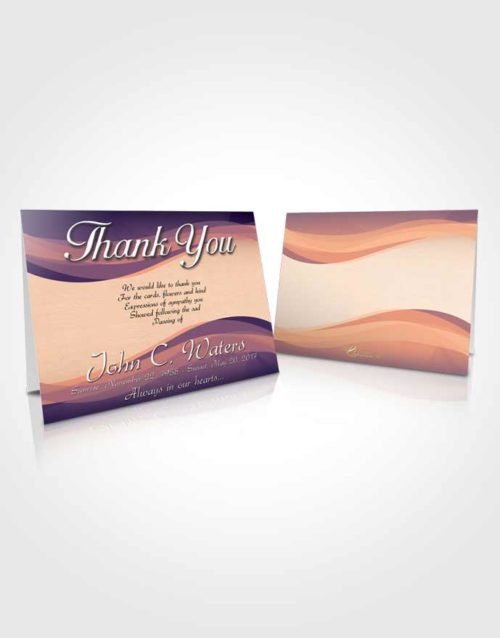 Funeral Thank You Card Template Smooth Fortitude