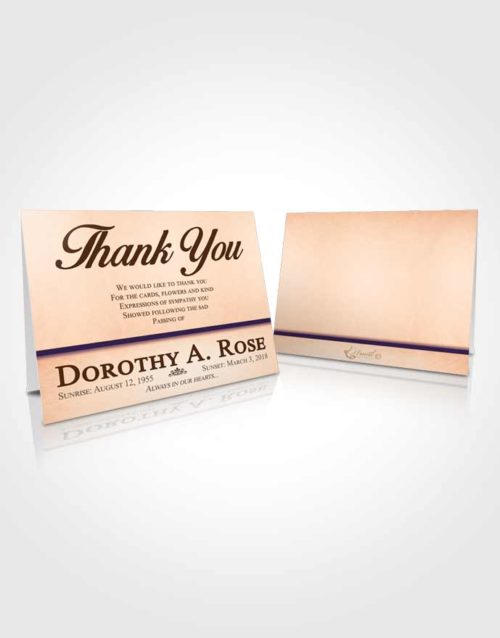 Funeral Thank You Card Template Smooth Tolerance