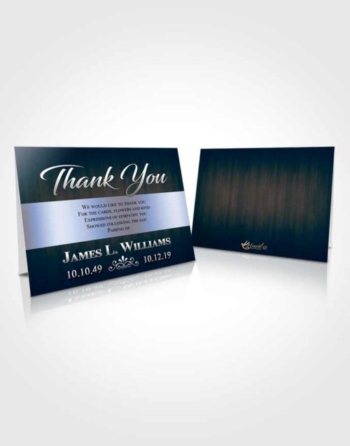 Funeral Thank You Card Template Splendid Force