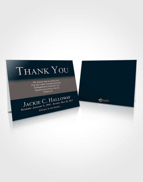 Funeral Thank You Card Template Splendid Nobility