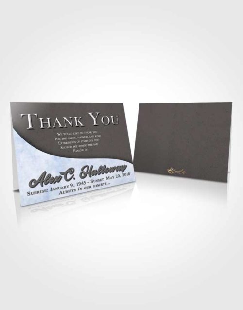 Funeral Thank You Card Template Splendid Peace of Mind
