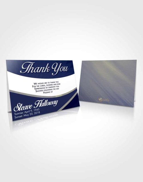 Funeral Thank You Card Template Spring Diligence