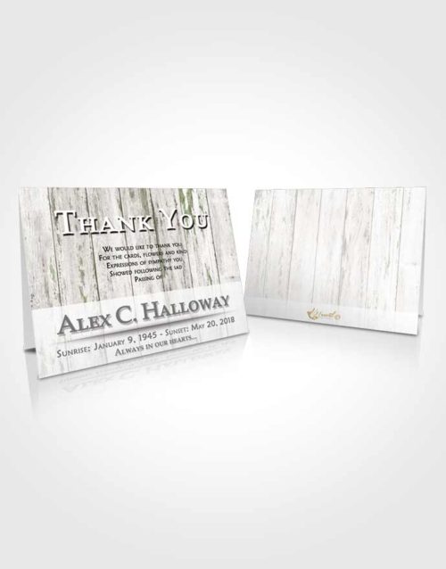 Funeral Thank You Card Template Spring Endurance