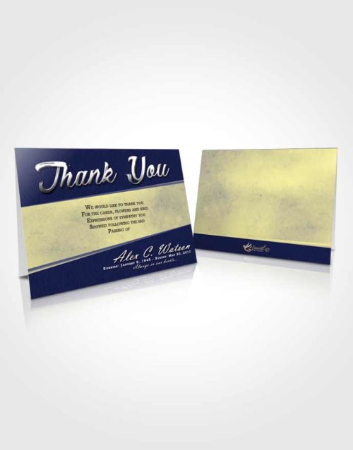 Funeral Thank You Card Template Spring Vitality