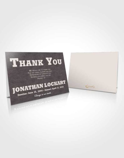 Funeral Thank You Card Template Superior Intensity