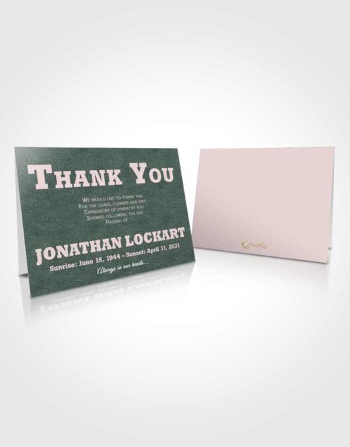 Funeral Thank You Card Template Tender Intensity