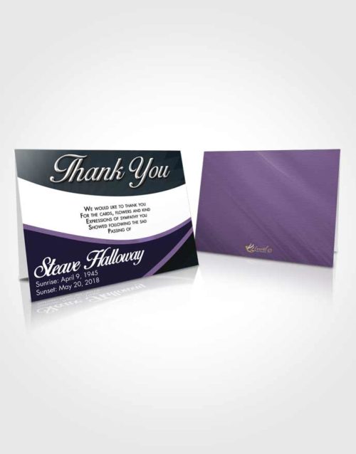 Funeral Thank You Card Template Tranquil Diligence