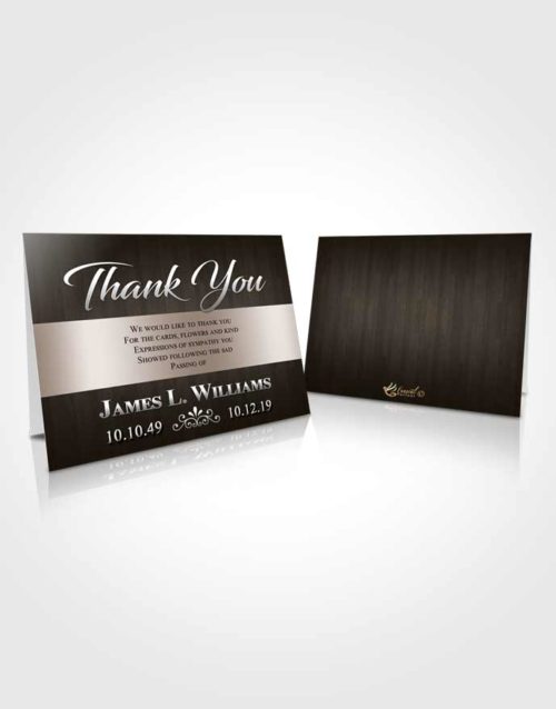 Funeral Thank You Card Template Tranquil Force
