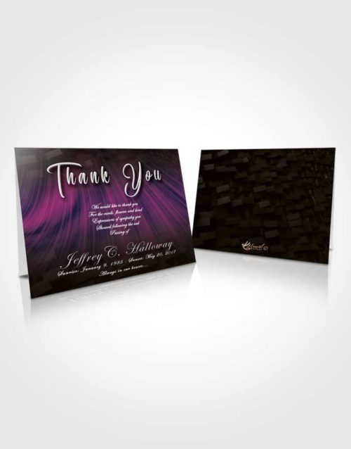 Funeral Thank You Card Template Tranquil Strength