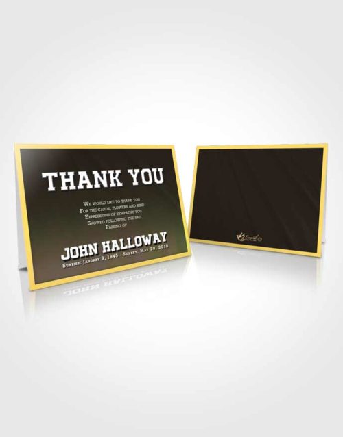 Funeral Thank You Card Template Tranquil Vigor
