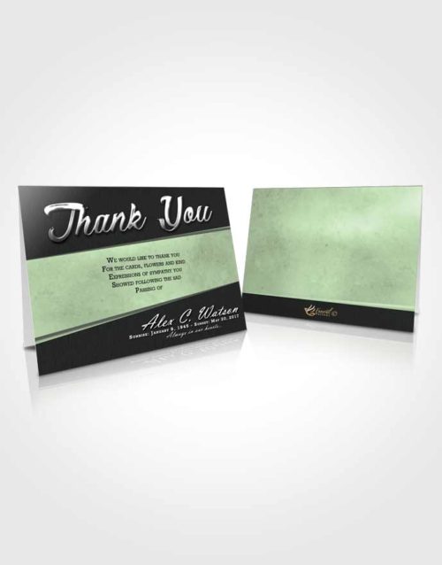 Funeral Thank You Card Template Welcoming Vitality
