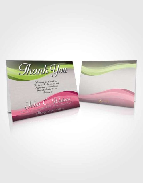 Funeral Thank You Card Template Wholesome Fortitude