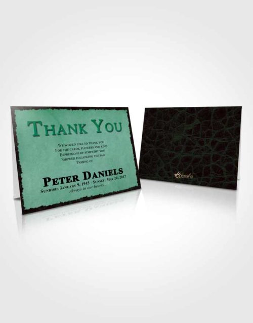 Funeral Thank You Card Template Wholesome Outback