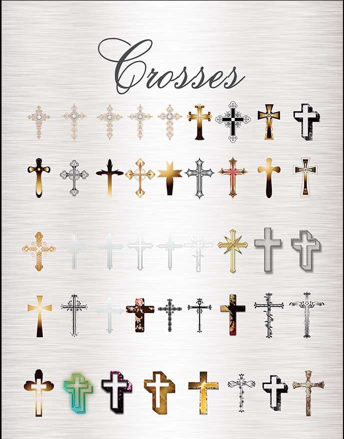 Crosses Page 2 Graphic Images Business Kit