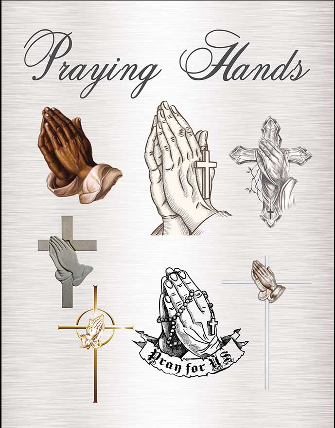 Praying Hands Graphic Images Business Kit