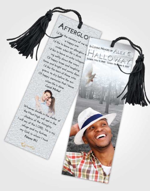 Funeral Bookmark Template Freedom National Park