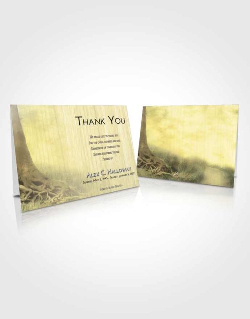 Funeral Thank You Card Template At Dusk Deep Roots