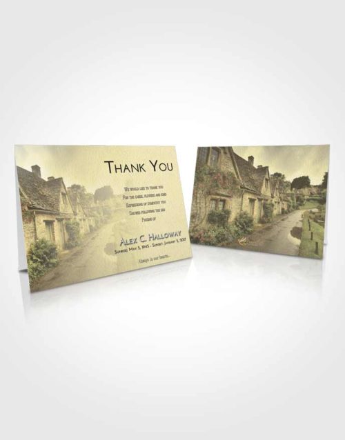 Funeral Thank You Card Template At Dusk European Home