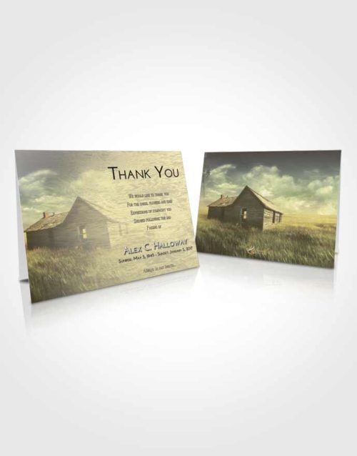 Funeral Thank You Card Template At Dusk Farming Life